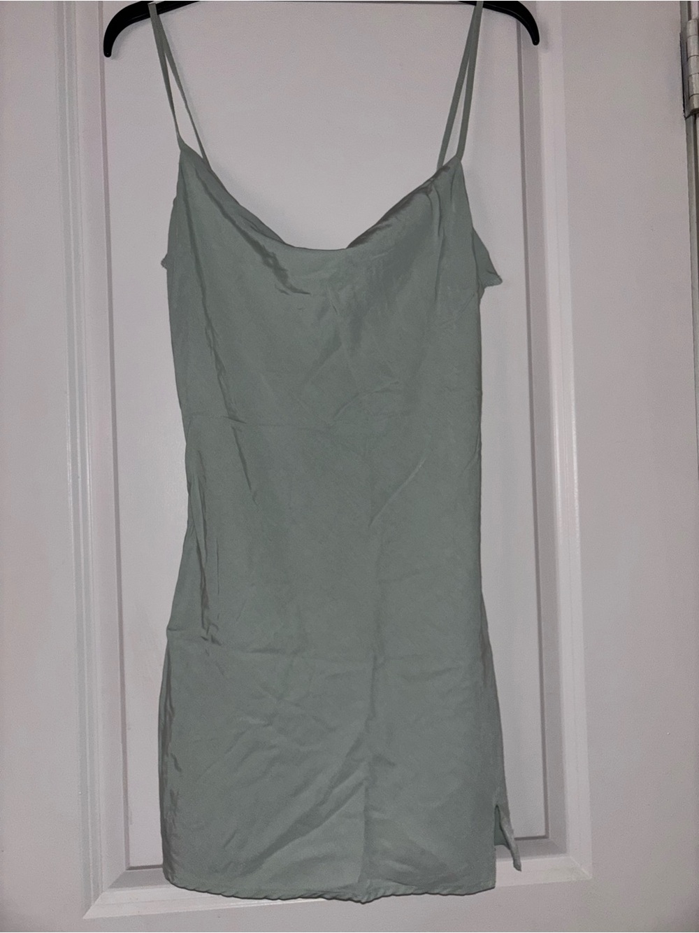 Have Sage Green Cowl Neck Camisole Dress